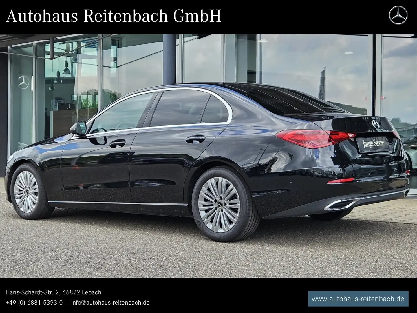 Mercedes-Benz C 200 C200d LIMO AVANTGARDE+DISTR BURMEST-3D+360°+TOTW Schwarz - 2