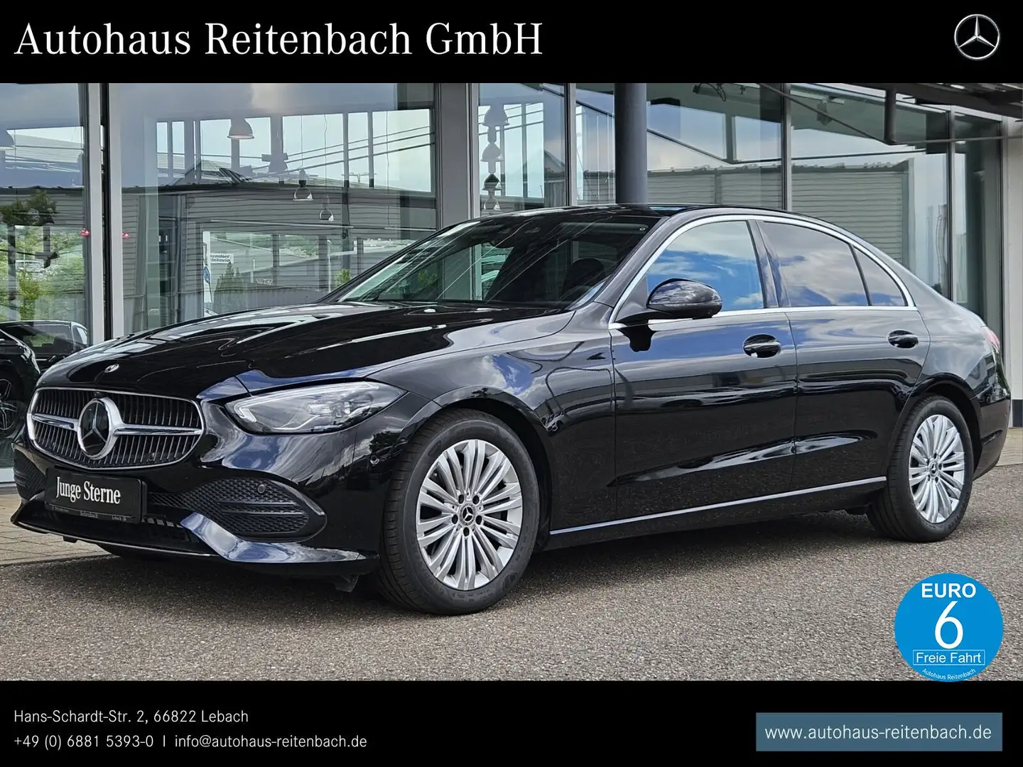 Mercedes-Benz C 200 C200d LIMO AVANTGARDE+DISTR BURMEST-3D+360°+TOTW Schwarz - 1