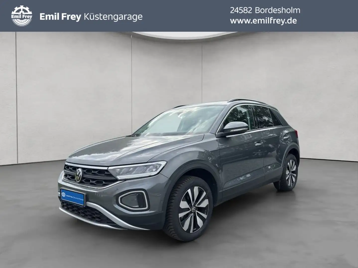Volkswagen T-Roc 1.0 TSI Move AHK LED NAVI Grijs - 1