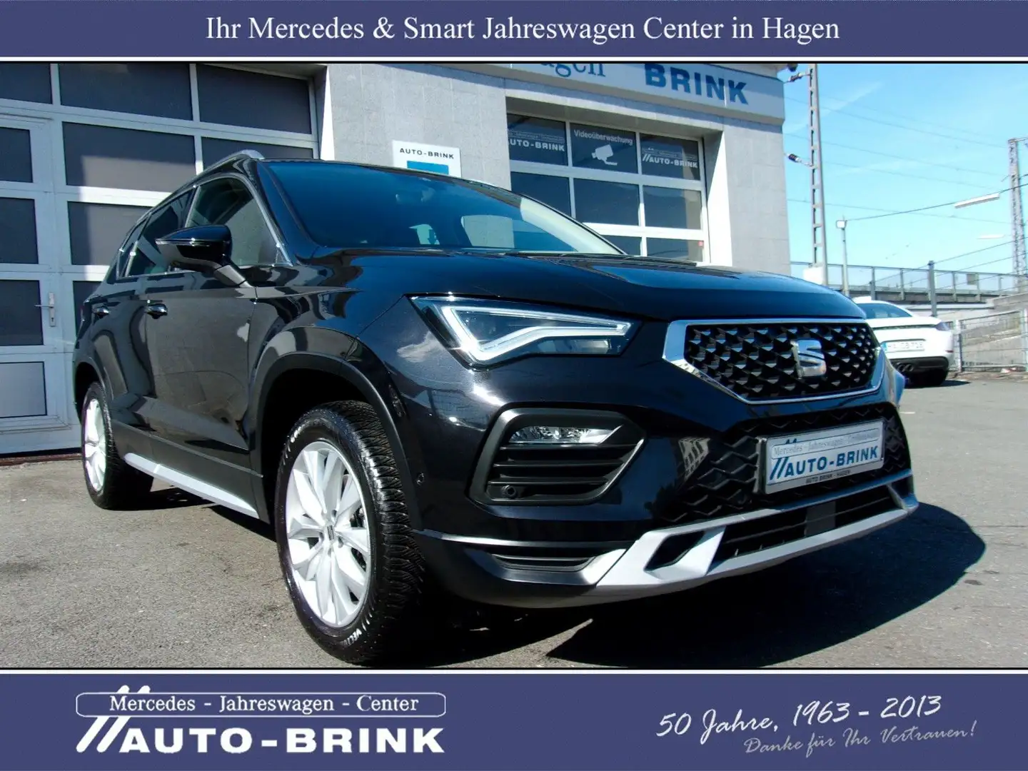 SEAT Ateca Xperience 1.5 DSG Navi/LED/aktPTS/RFK/8tkm Schwarz - 1