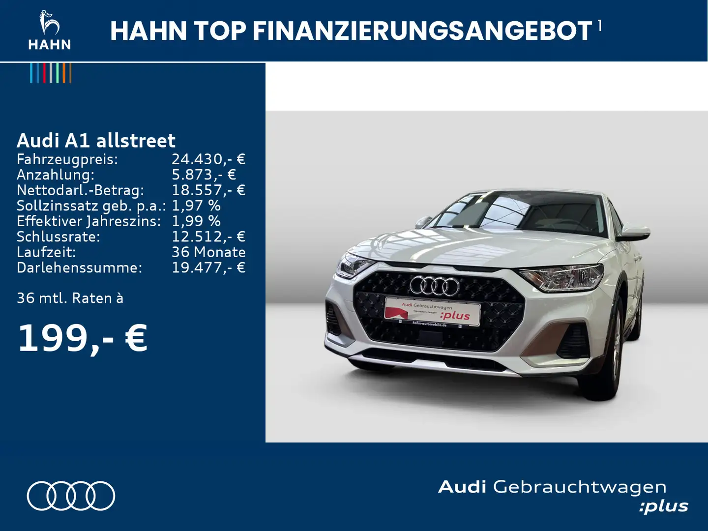 Audi A1 A1 Allstreet 30TFSI S trc Sitzh GRA Einphilfe Blanc - 2