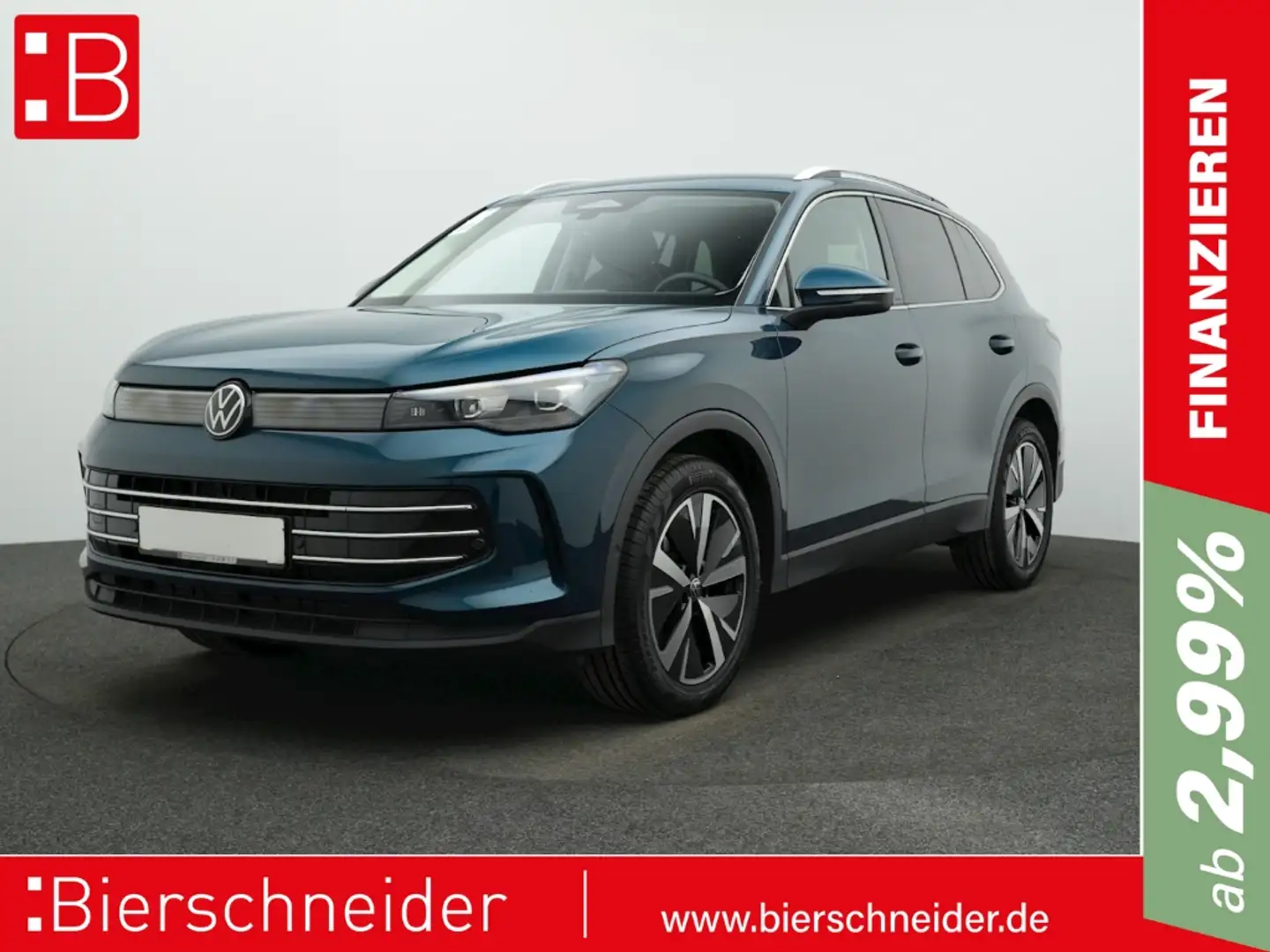 Volkswagen Tiguan 2.0 TDI DSG Elegance AHK NAVI ALU19 Blau - 1