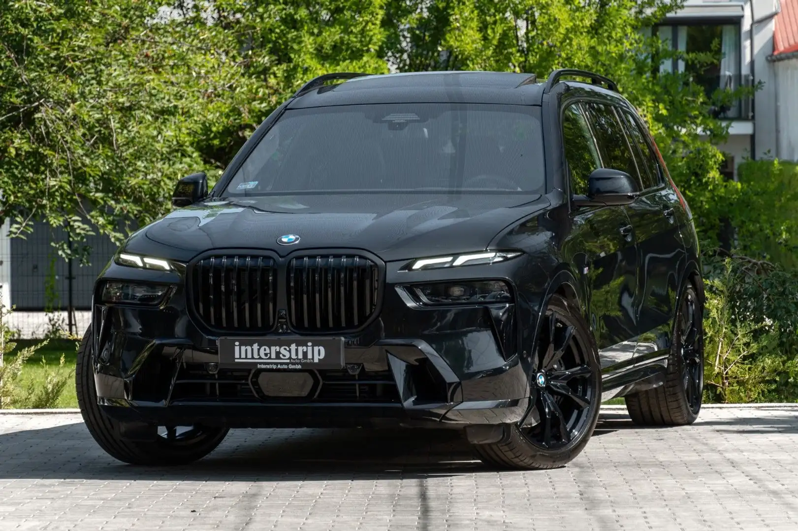 BMW X7 40d M SPORT.LUFTF.SOFTC.PANO.DR.ASS.AHK.5/100 Noir - 1