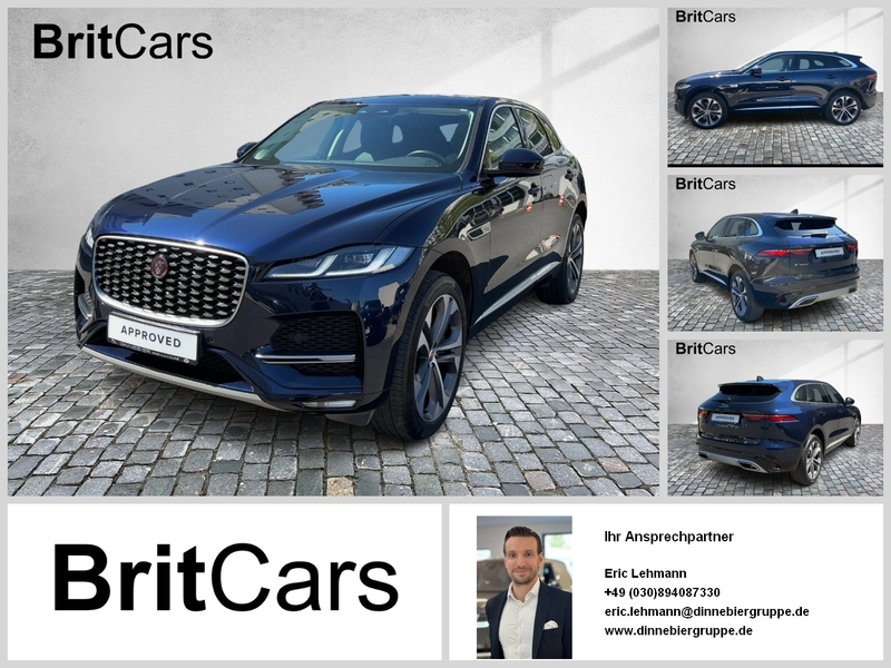 Jaguar F-Pace D300 AWD SE CAM LED NAVI PANO 4xSHZ AHK