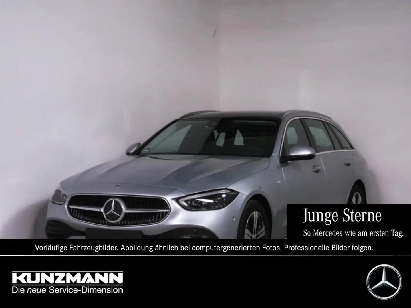 Mercedes-Benz C 300 de 4M T Avantgarde Panorama Memory 360° Silber - 1