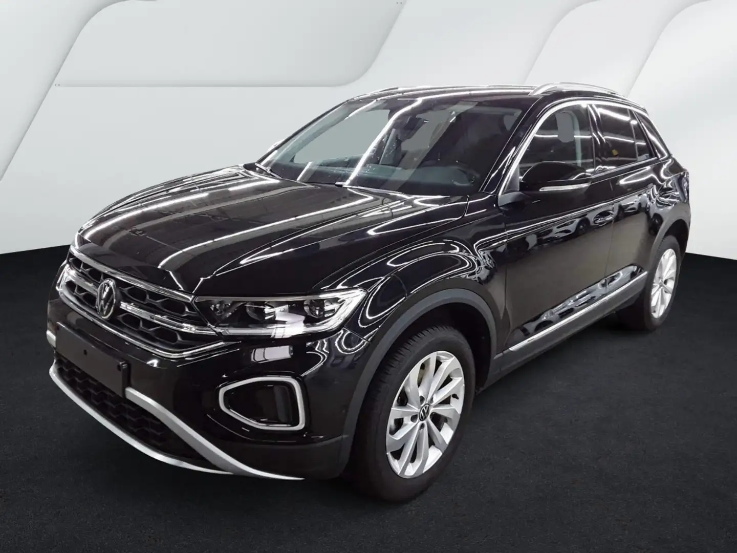 Volkswagen T-Roc Style 1.5 TSI AHK Navi Sitzh. Alcantara PDC GRA Schwarz - 1