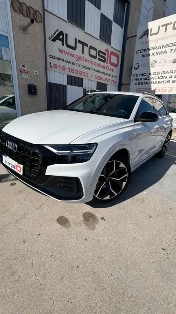 Audi Q8 45 TDI quattro tiptronic Blanc - 1