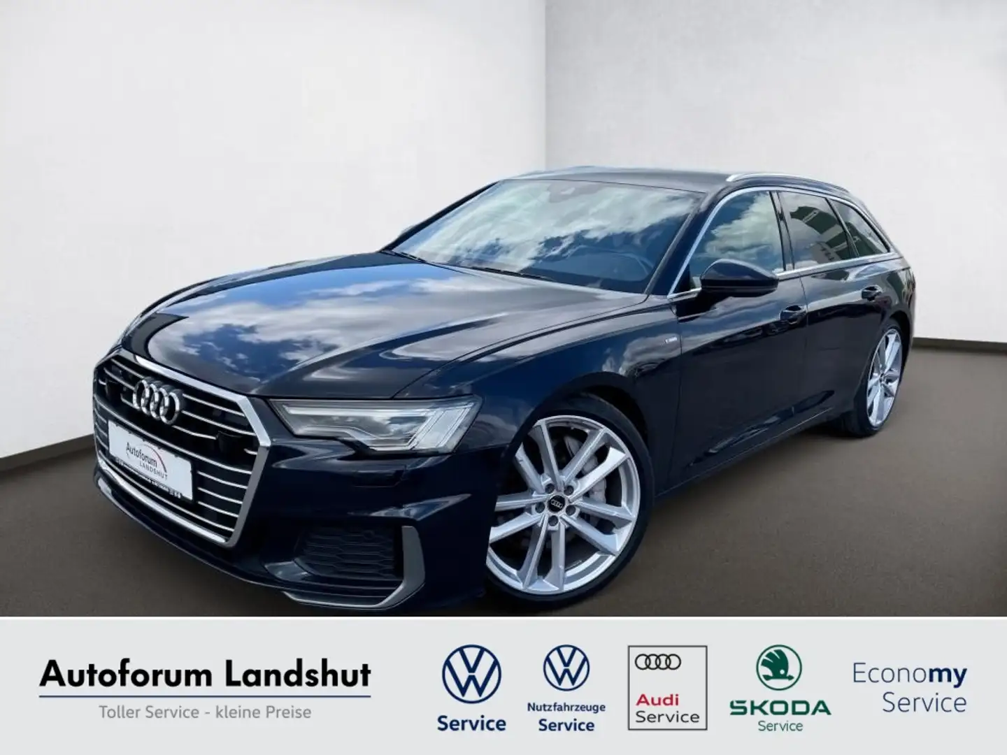 Audi A6 55 TFSI quattro S-line+ MATRIX/AHK/B&O/STAHZG Blau - 1