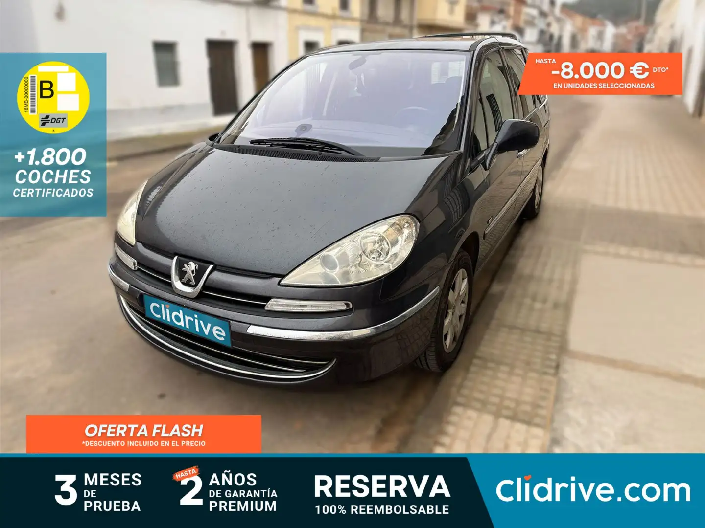 Peugeot 807 2.0HDI FAP Style 136 Gris - 1