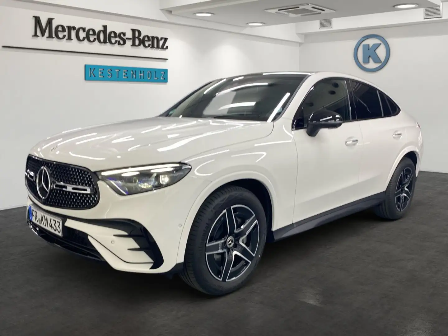 Mercedes-Benz GLC 450 d 4Matic AMG+PANO+HANDS-FREE+AHK+360° Weiß - 2