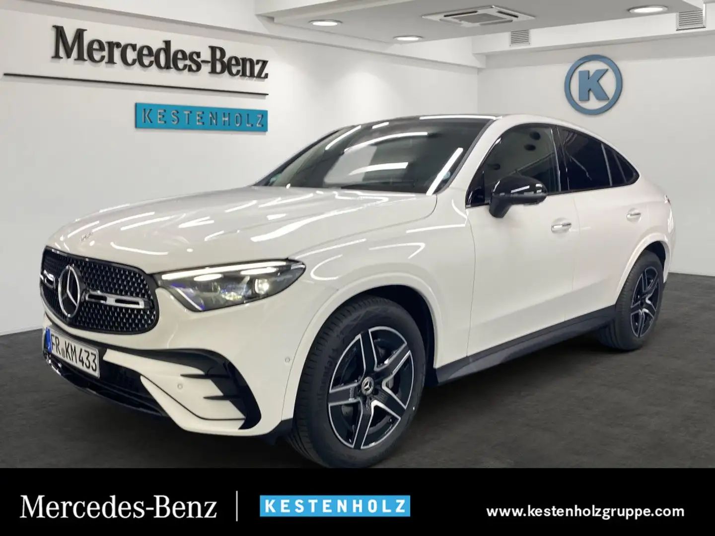 Mercedes-Benz GLC 450 d 4Matic AMG+PANO+HANDS-FREE+AHK+360° Weiß - 1