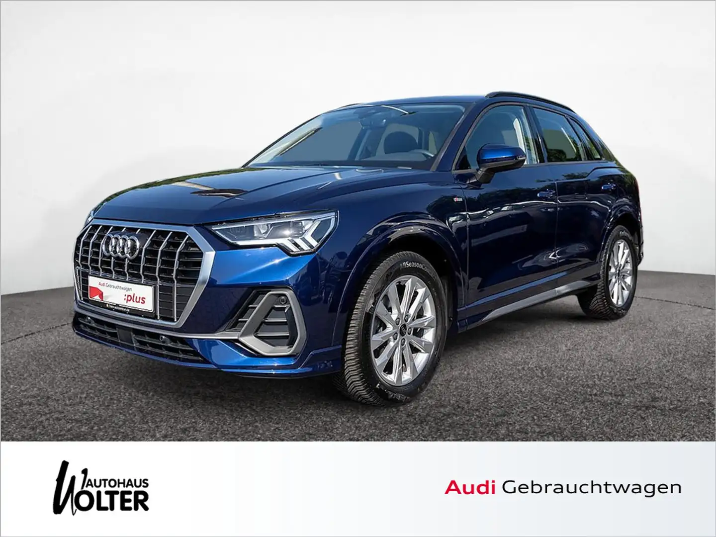 Audi Q3 35 TFSI S line KLIMA PDC SHZ NAVI AHK LED Blu/Azzurro - 1