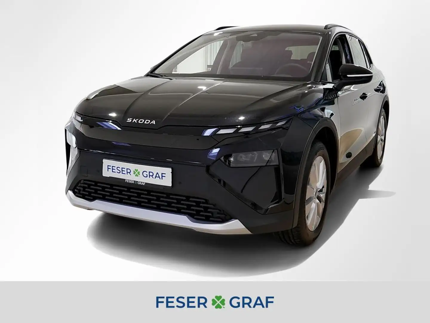 Skoda Elroq Charlie 55 kWh 125 kW ACC AHK Matrix RüKa Schwarz - 1