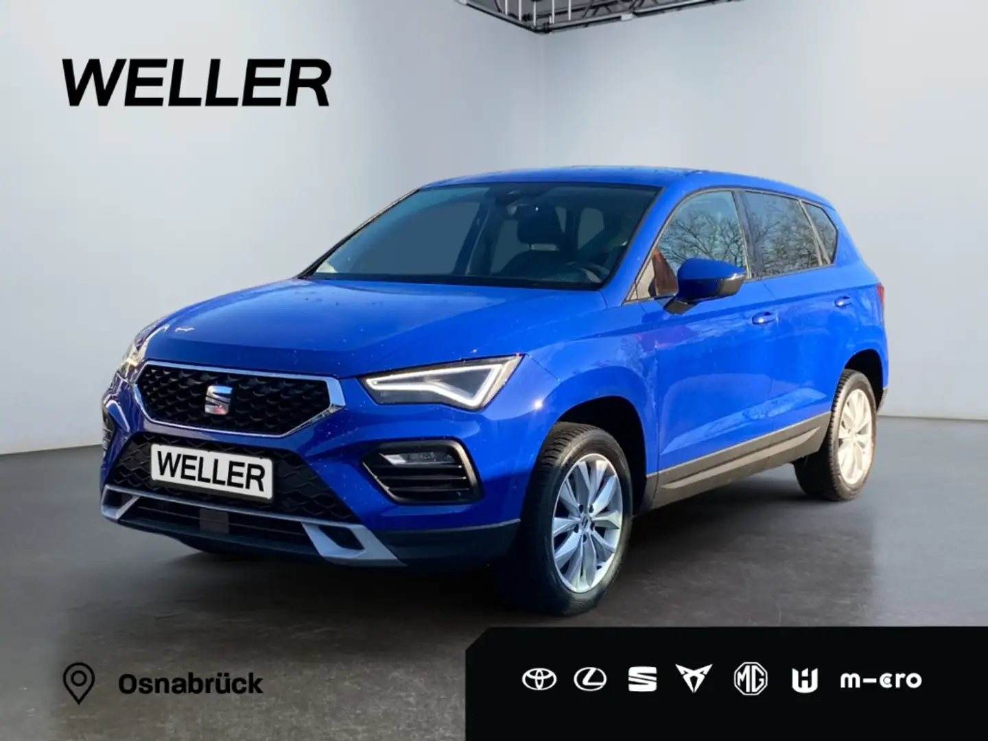 SEAT Ateca 1.5 TSI Style *AHK*Navi*LED*el Heck*SHZ* Blau - 1