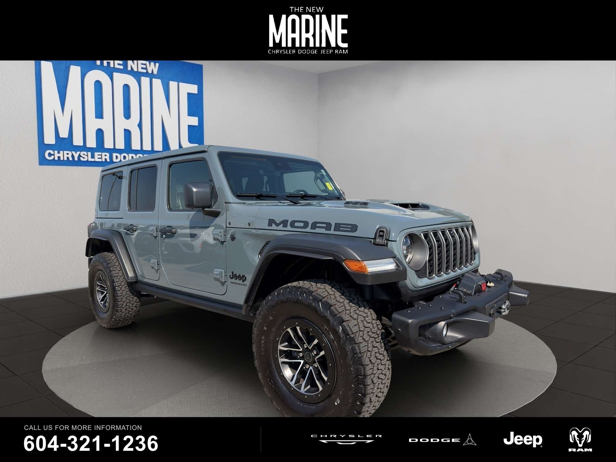 Gray 2026 Jeep Wrangler SUV / Crossover Four-Wheel Drive 8-Speed Automatic