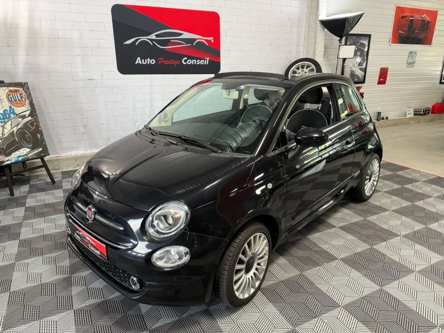 Fiat 500C 1.2 69cv Dualogic Lounge Černá - 2