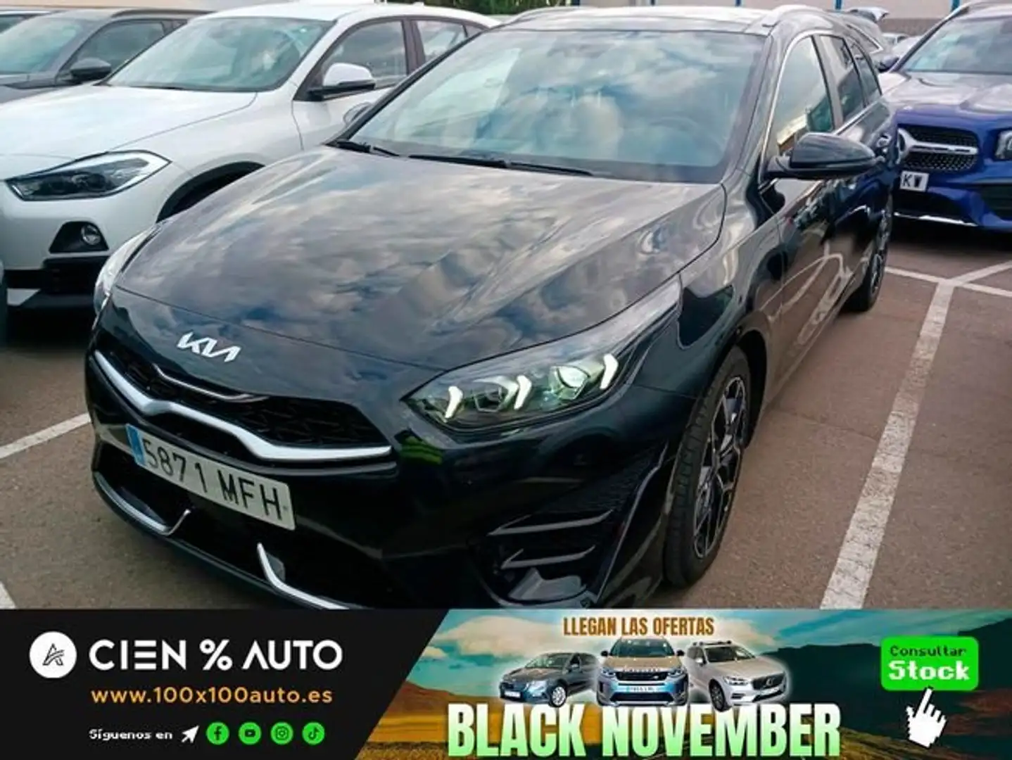 Kia Tourer 1.5 MHEV 118kW(160CV) GT Line DCT Negro - 1