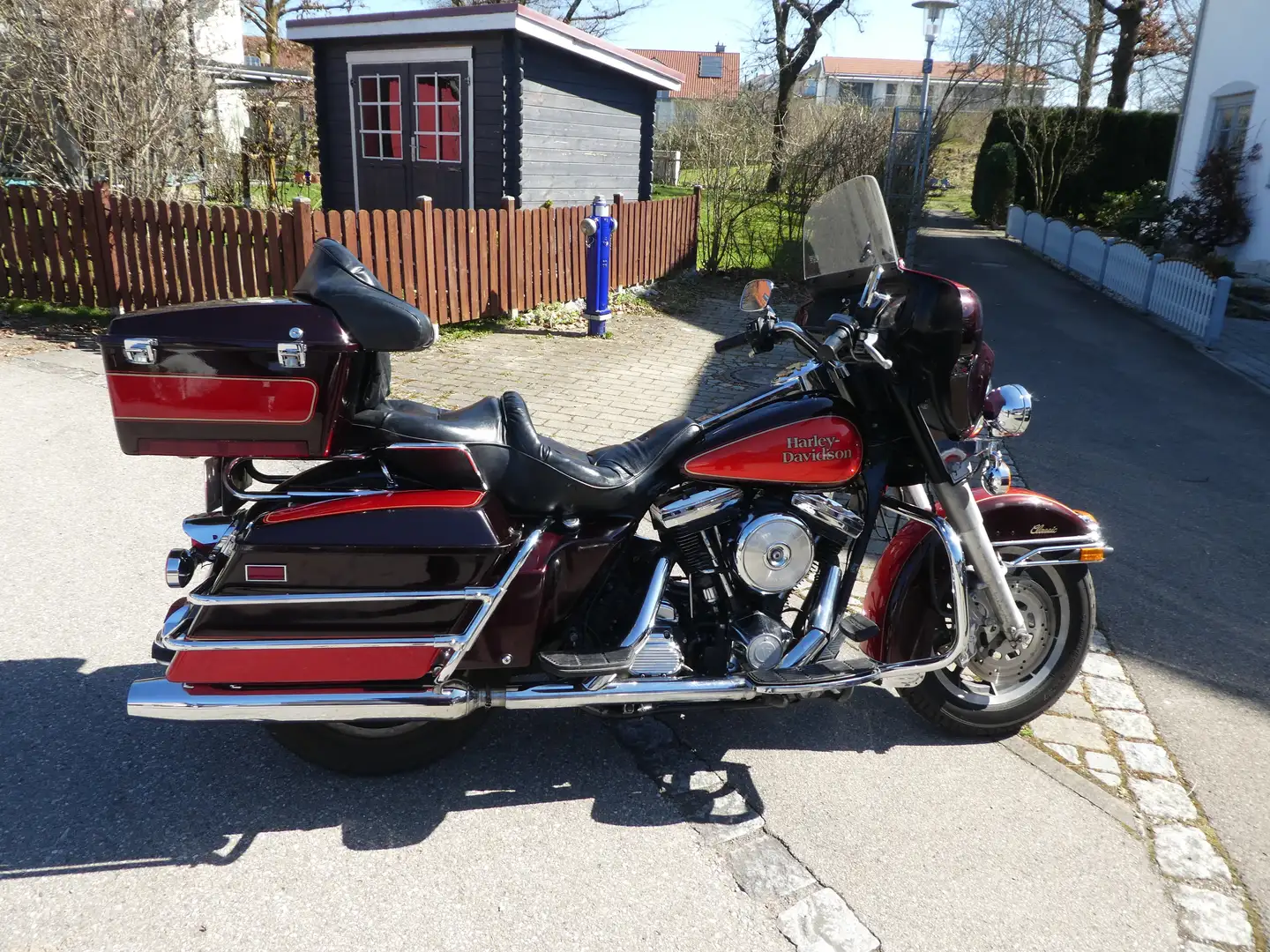 Harley-Davidson Electra Glide Touring Piros - 1