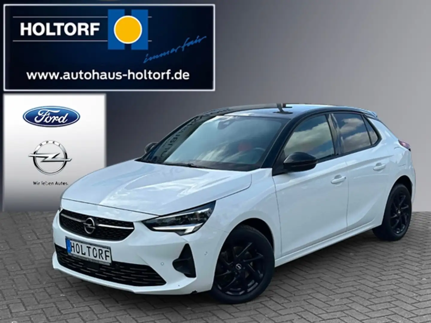 Opel Corsa F GS Line KLIMA LED NAVI ALU Weiß - 1