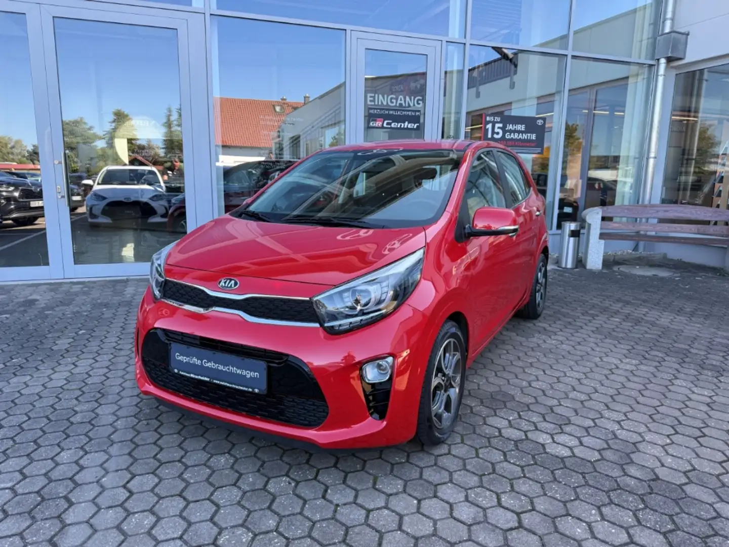 Kia Picanto Spirit 1.2 Automatik+1Hand+8-fach Rot - 1
