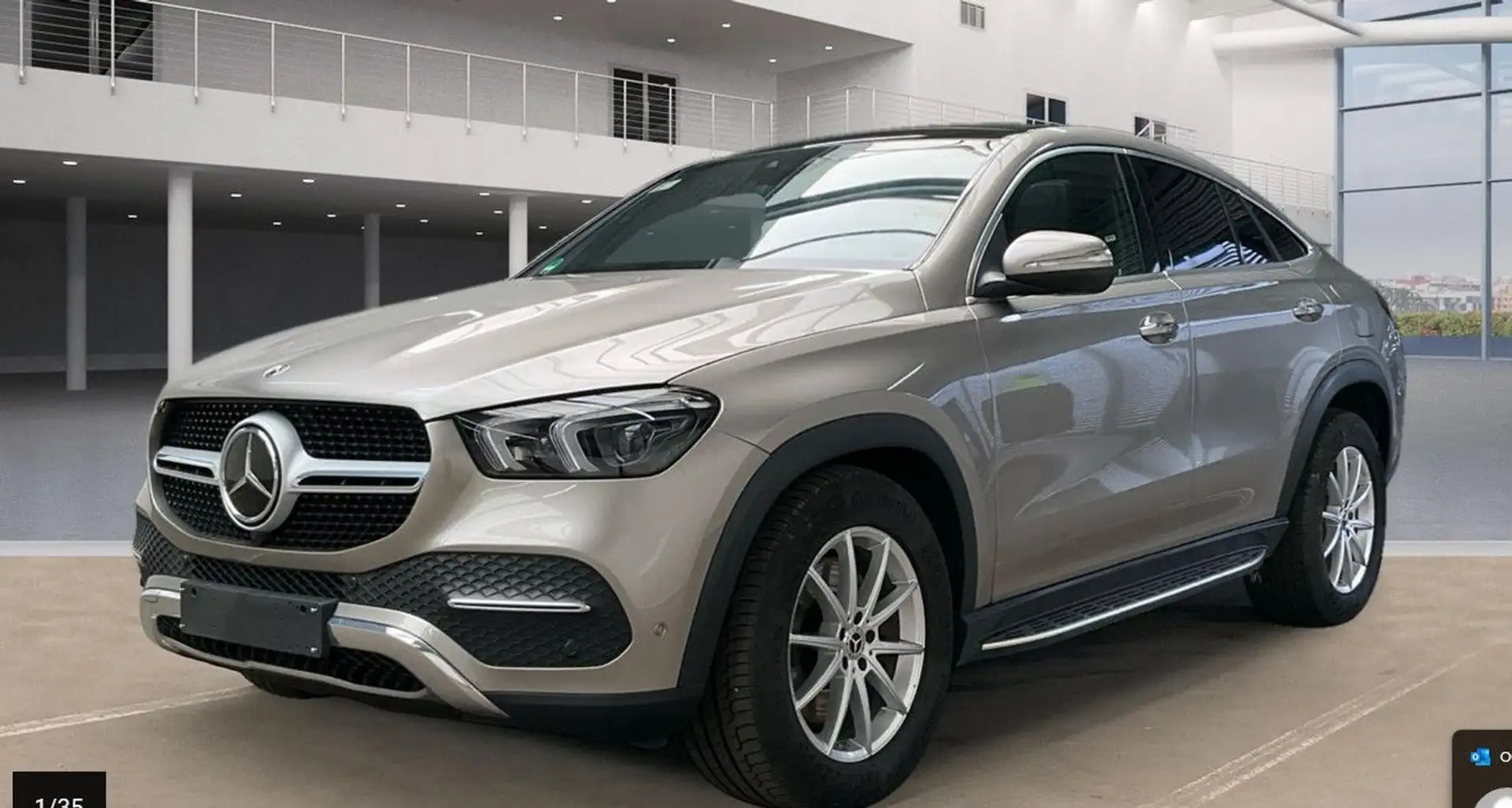 Mercedes-Benz GLE 350 e AMG Coupe Pano*360*HUD*Distro*Mubeam Silber - 1