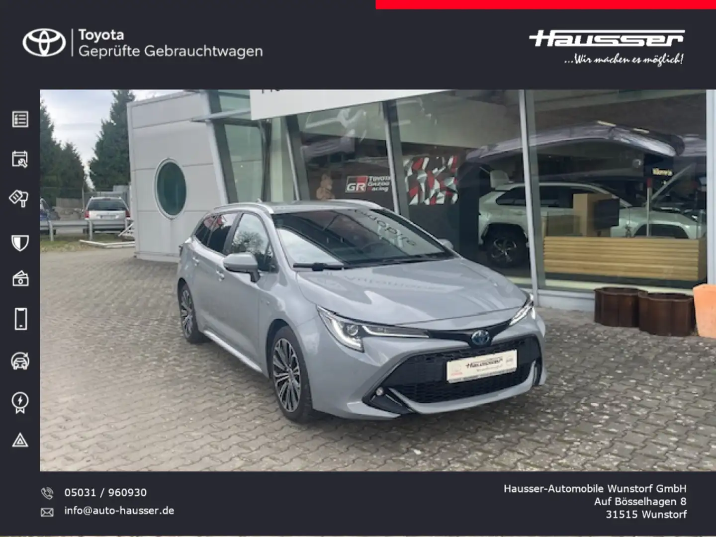 Toyota Corolla TS 2.0 Hybrid Team D +TECHNIK-PAKET+ACC+ Gris - 1