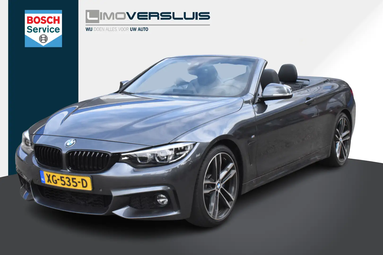 BMW 420 4-serie Cabrio 420i High Executive M-Sport NL-AUTO Grau - 1