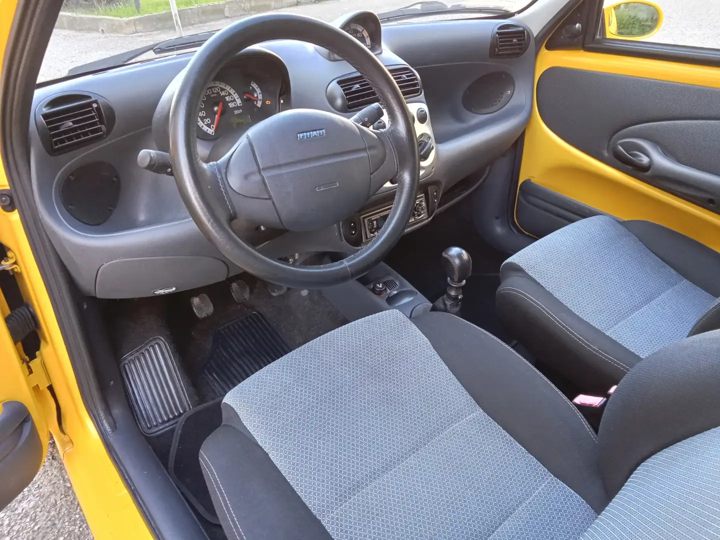 Fiat Seicento SPORTING 48000 KM !! Gelb - 2