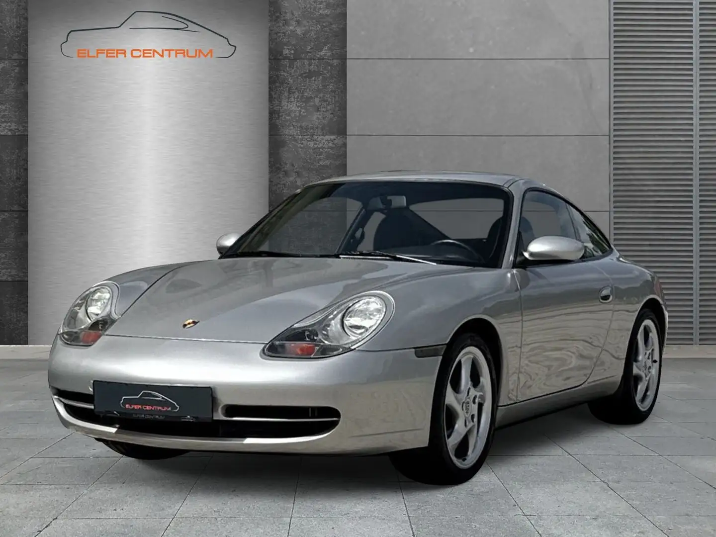 Porsche 996 Carrera Coupé / Schalter / 1.Hd. / 96.288 Km Argento - 1
