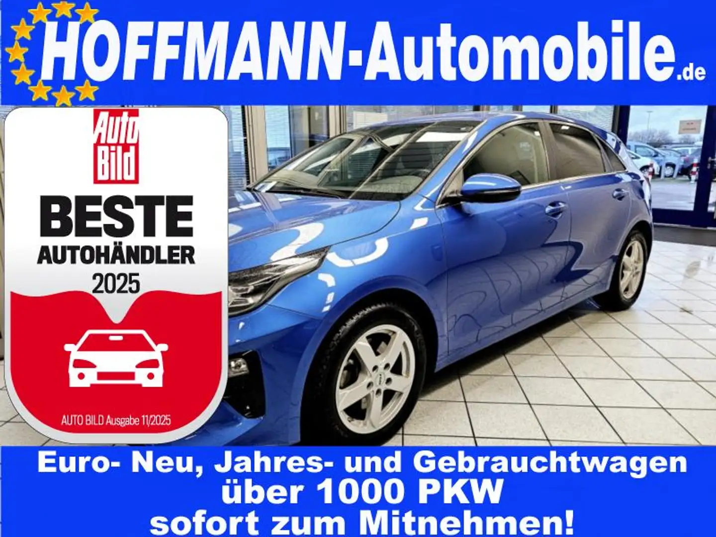 Kia Ceed / cee'd LED,Kamera,Sitz+Lenkradheizung,Navi,PDC Albastru - 1