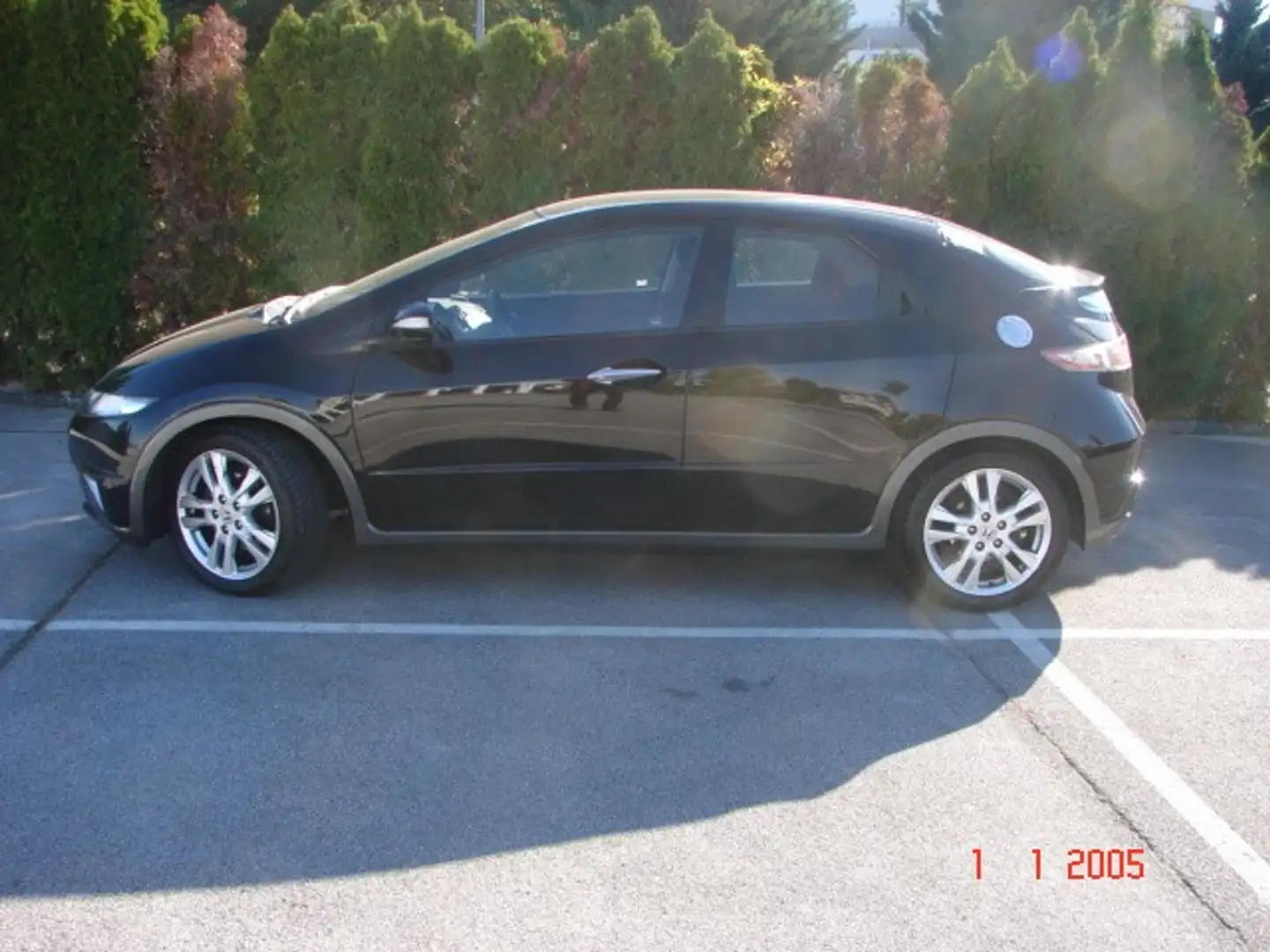 Honda Civic 1,8i Sport Aut. Schwarz - 2