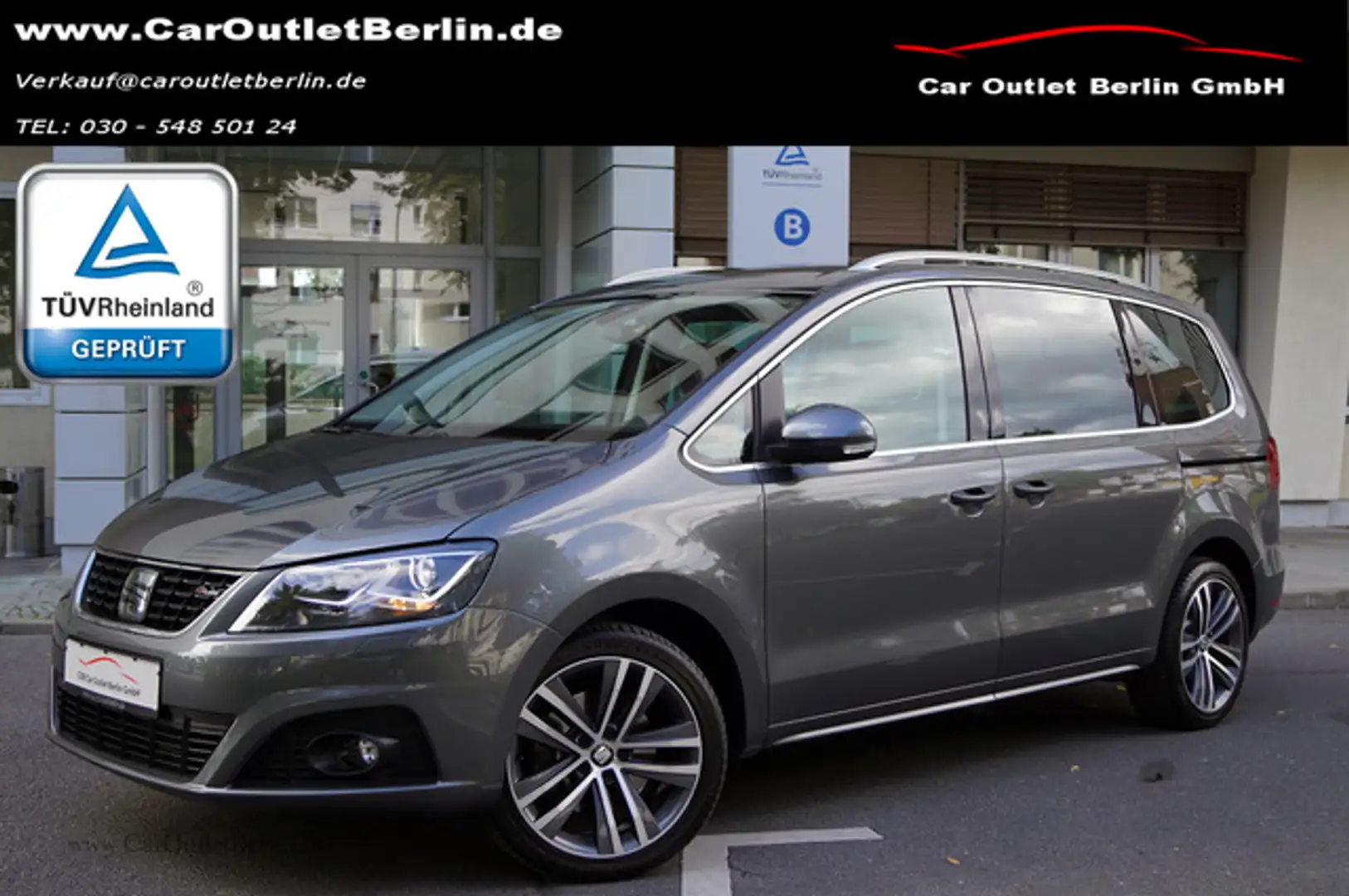 SEAT Alhambra FR-Line ALLRAD ACC AHK KAM WINT 7SITZ ME Grau - 1