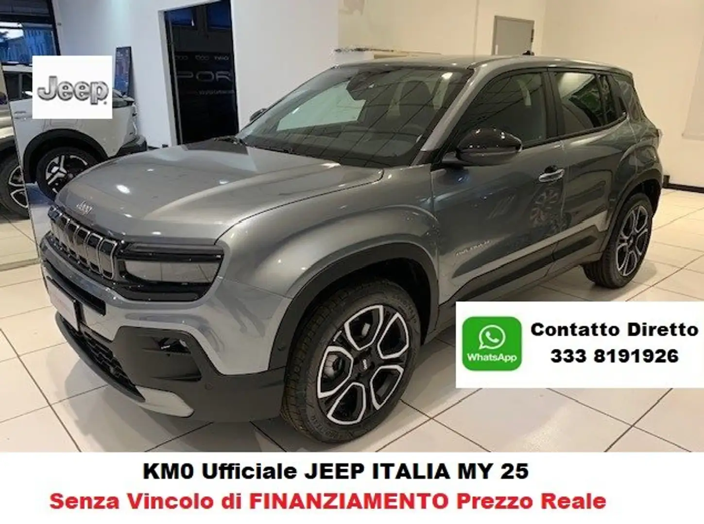 Jeep Avenger 1.2  MHEV SUMMIT DCT6 "KM0" Grijs - 1