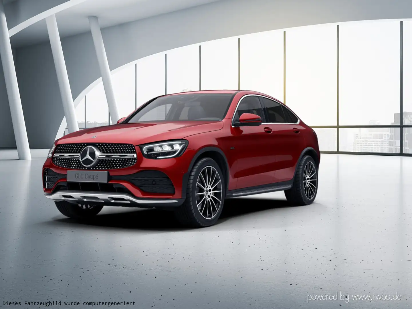 Mercedes-Benz GLC 300 GLC 300 e 4M Coupé AMG Trittbretter Ambiente  LED Rot - 2