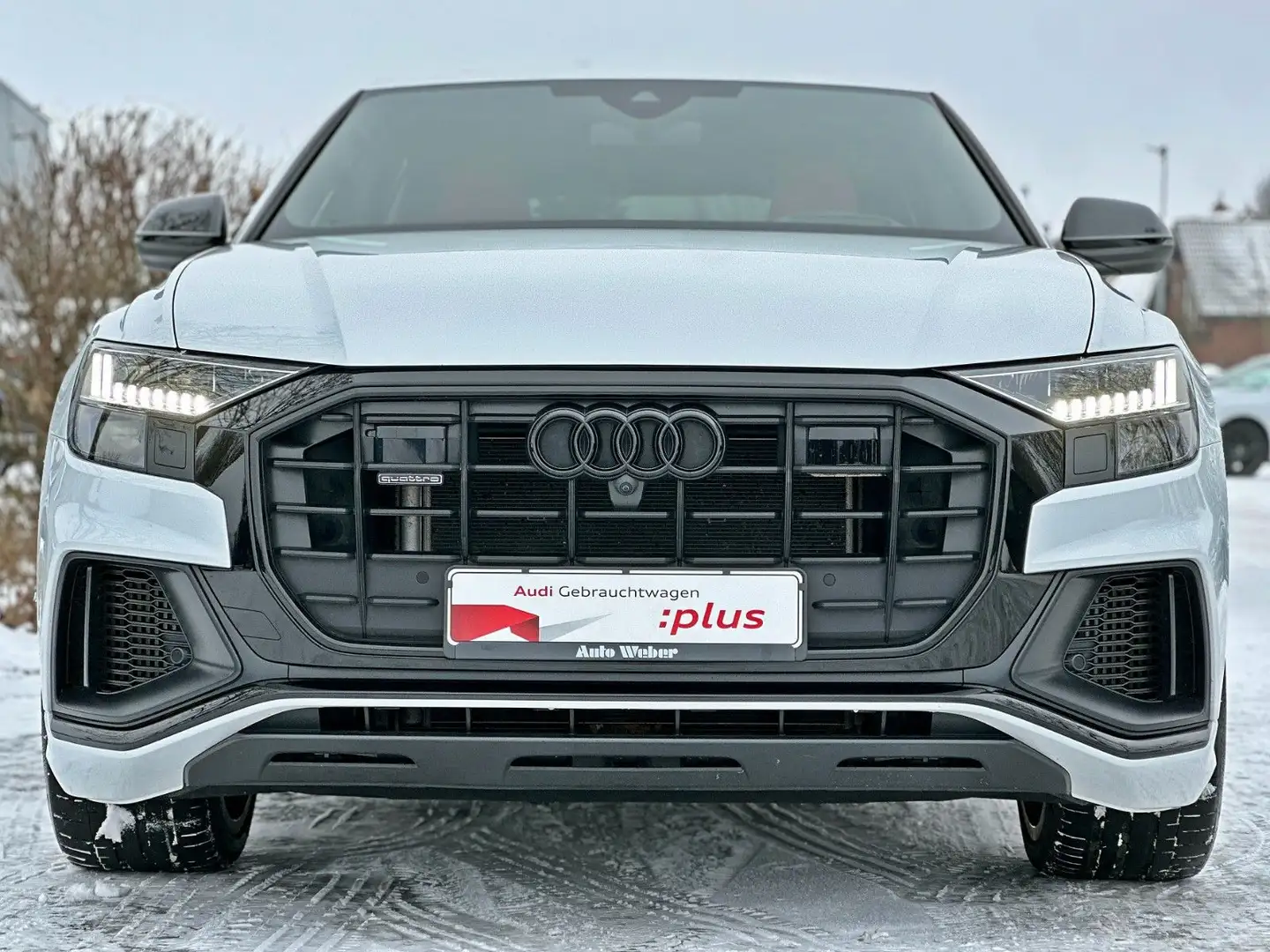 Audi Q8 55TFSI qu S LINE PANO STANDHZ AHK MATRIX B&O Weiß - 2