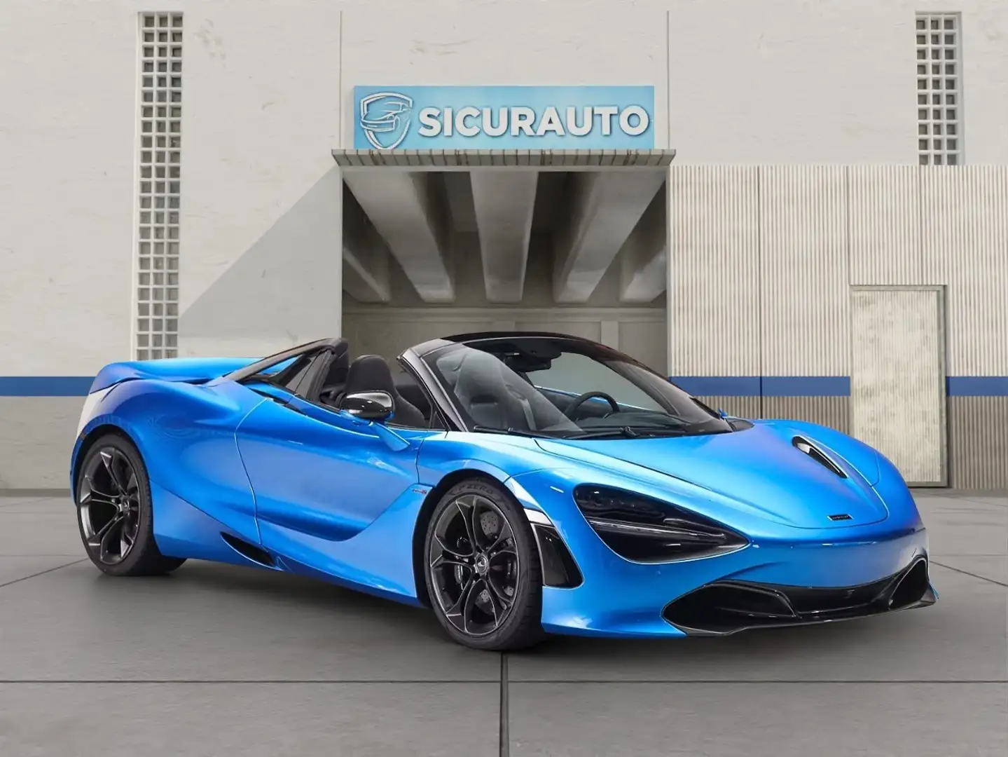 McLaren 720S SPIDER / MSO paint / lift / tetto elettronico Blu/Azzurro - 1