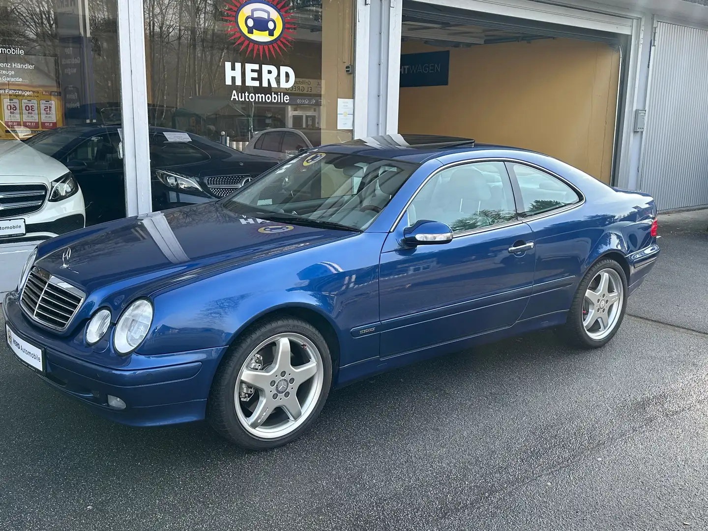 Mercedes-Benz CLK 430 V8- Elegance-Automatik-26400 KM-1 Hand Bleu - 1