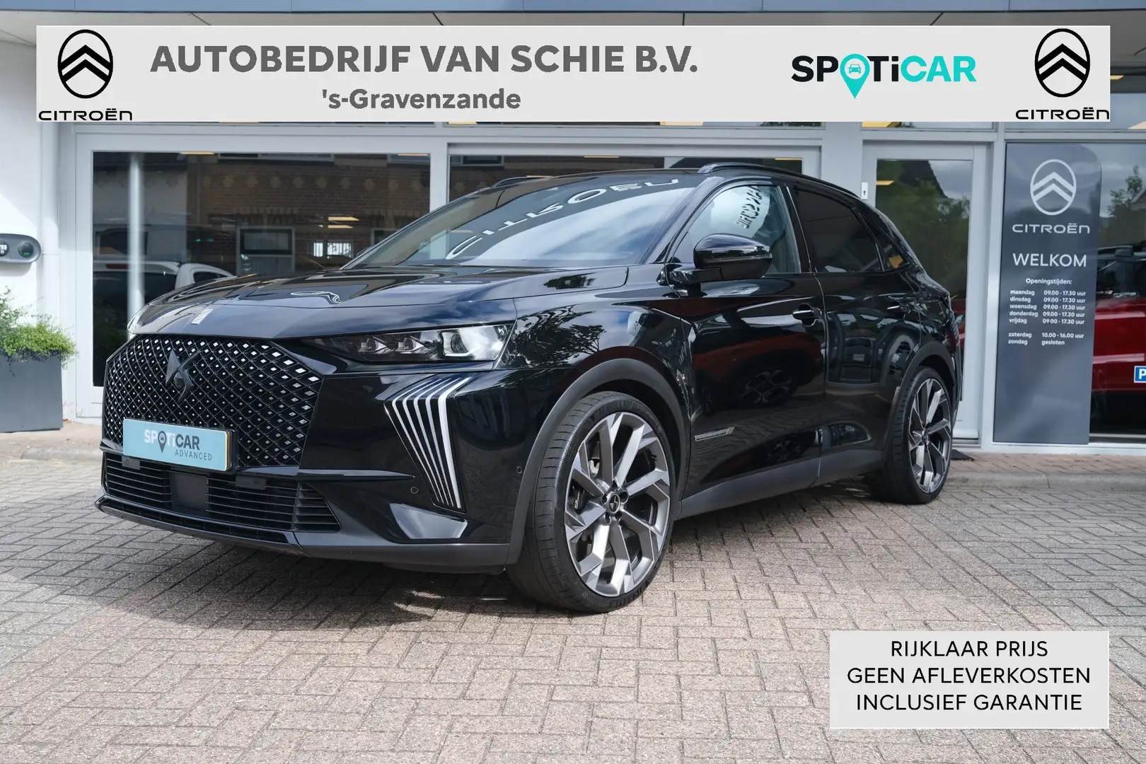 DS Automobiles DS 7 e-Tense 360 4x4 La Première Nappa Leer | Massage V Zwart - 1