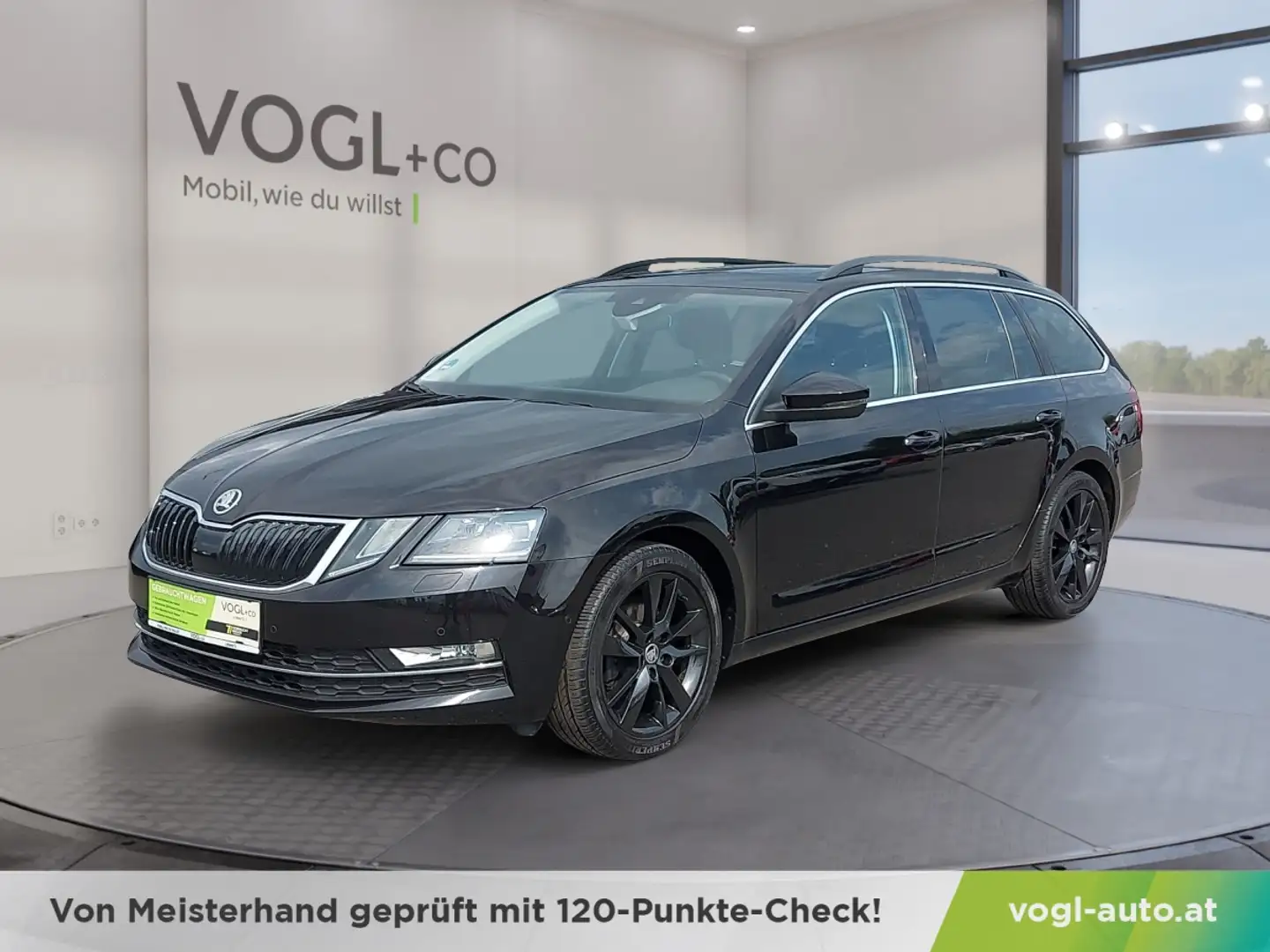 Skoda Octavia Combi 1.6 TDI DSG Style Schwarz - 1