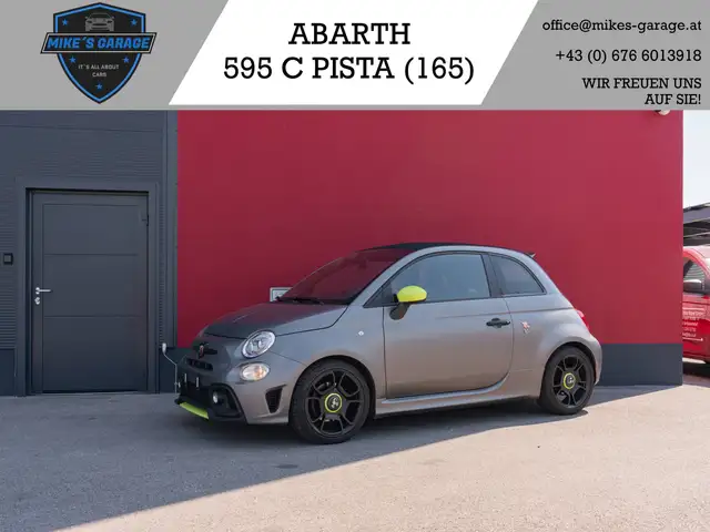 Abarth 595C ABARTH 595 PISTA CABRIO | 165 PS | MATT GRAU | GRÜNES KIT | 1. BESITZ | BEATS | RECORD MONZA