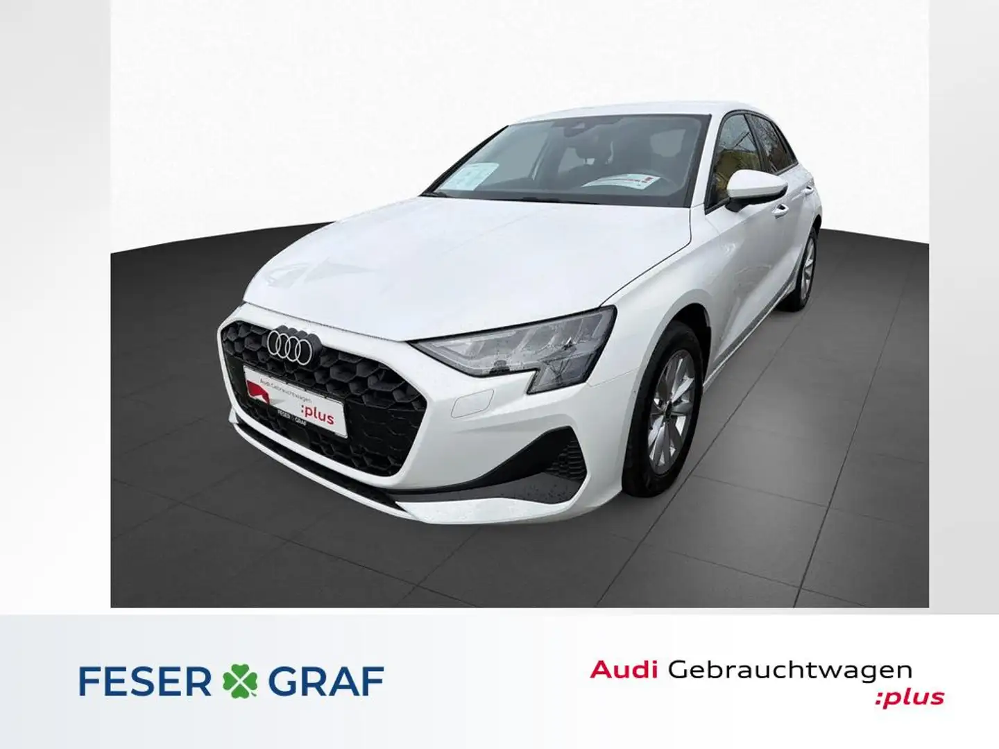 Audi A3 30 TFSI S-tro. +Shz+Smartphoneinter Blanc - 1