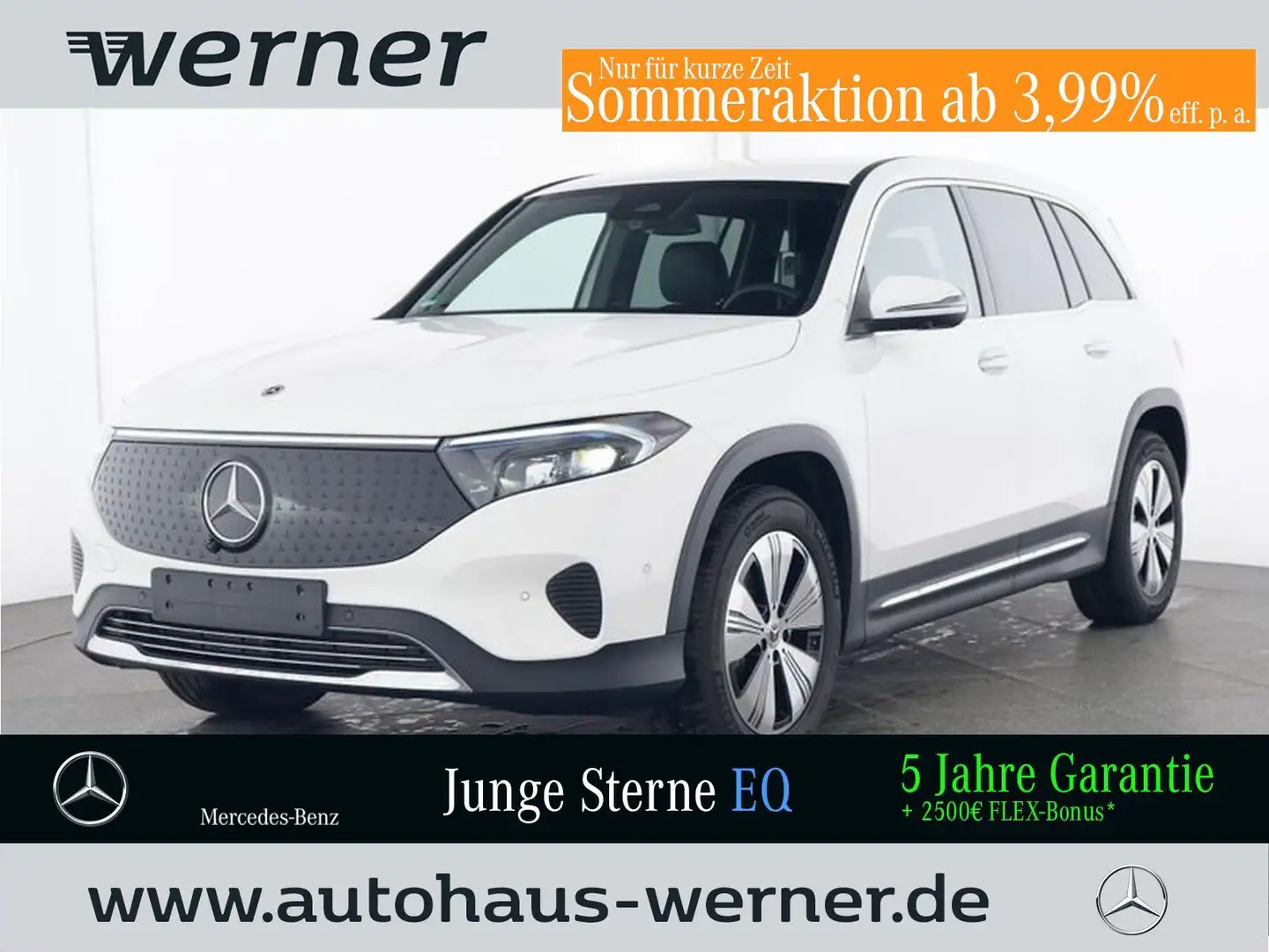 Mercedes-Benz EQB 300 4M PROGRESSIVE ADVANCED+  FAP 360° WD 18 Weiß - 1