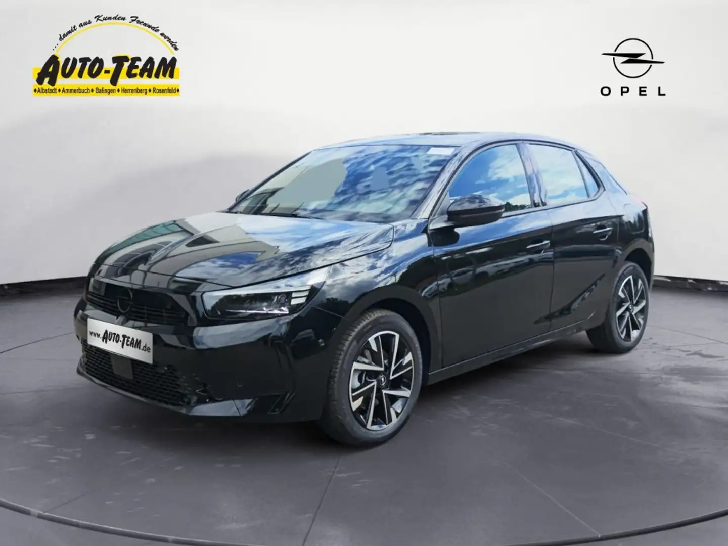 Opel Corsa 1.2 Direct Injection Turbo Hybrid 48 V GS (F) Noir - 1