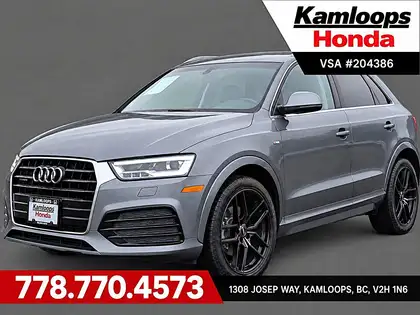 Gray 2017 Audi Q3 SUV / Crossover  Automatic