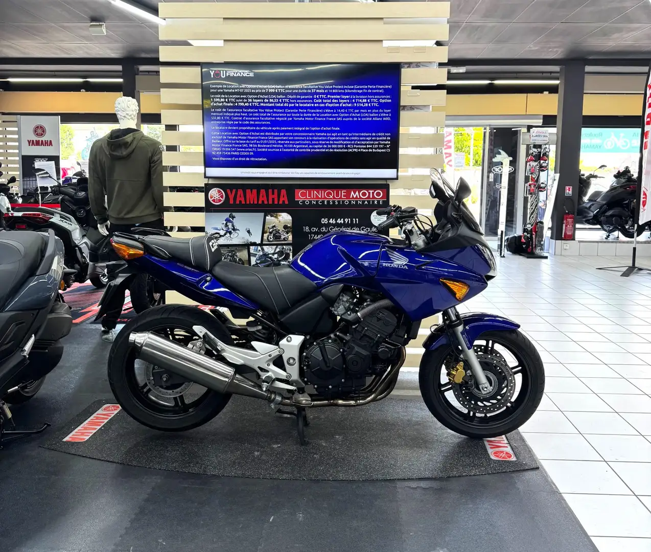 Honda CBF 600 Bleu - 1