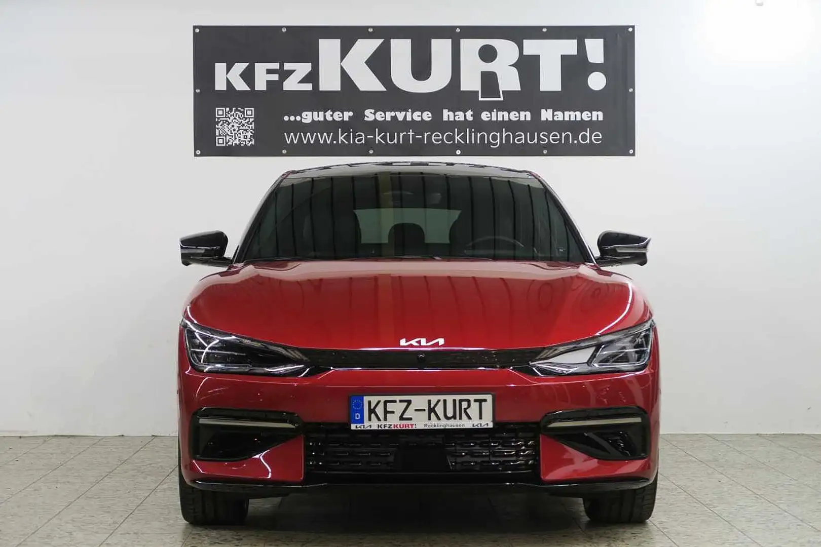 Kia EV6 77,4-kWh AWD GT Line! Roşu - 2