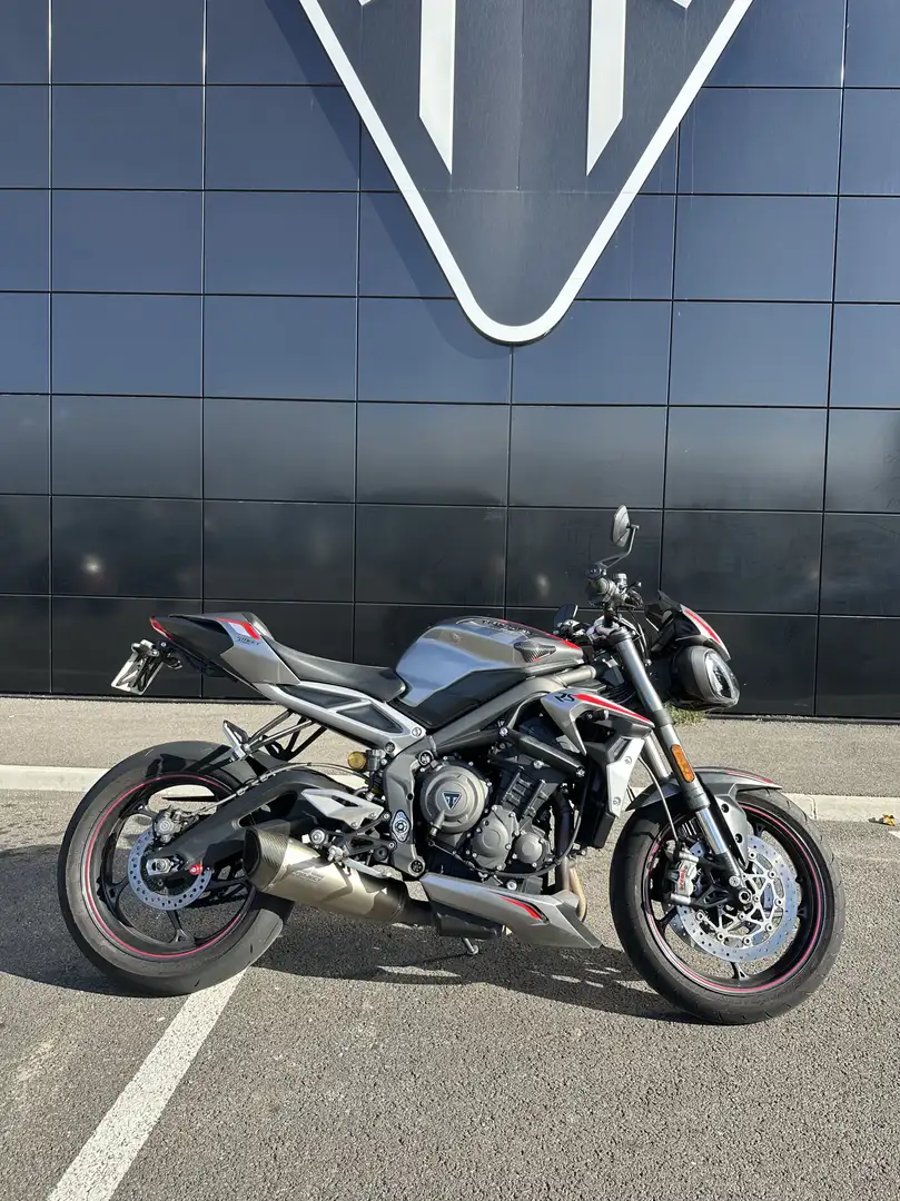 Triumph Street Triple 765 Gris - 2