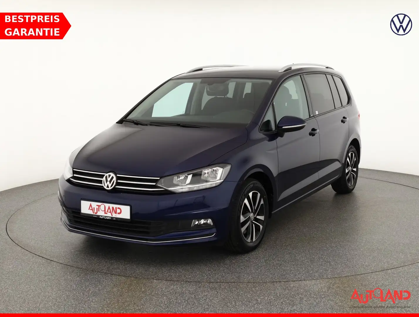 Volkswagen Touran 2.0 TDI DSG United Navi ACC 7-Sitzer AHK Blau - 1