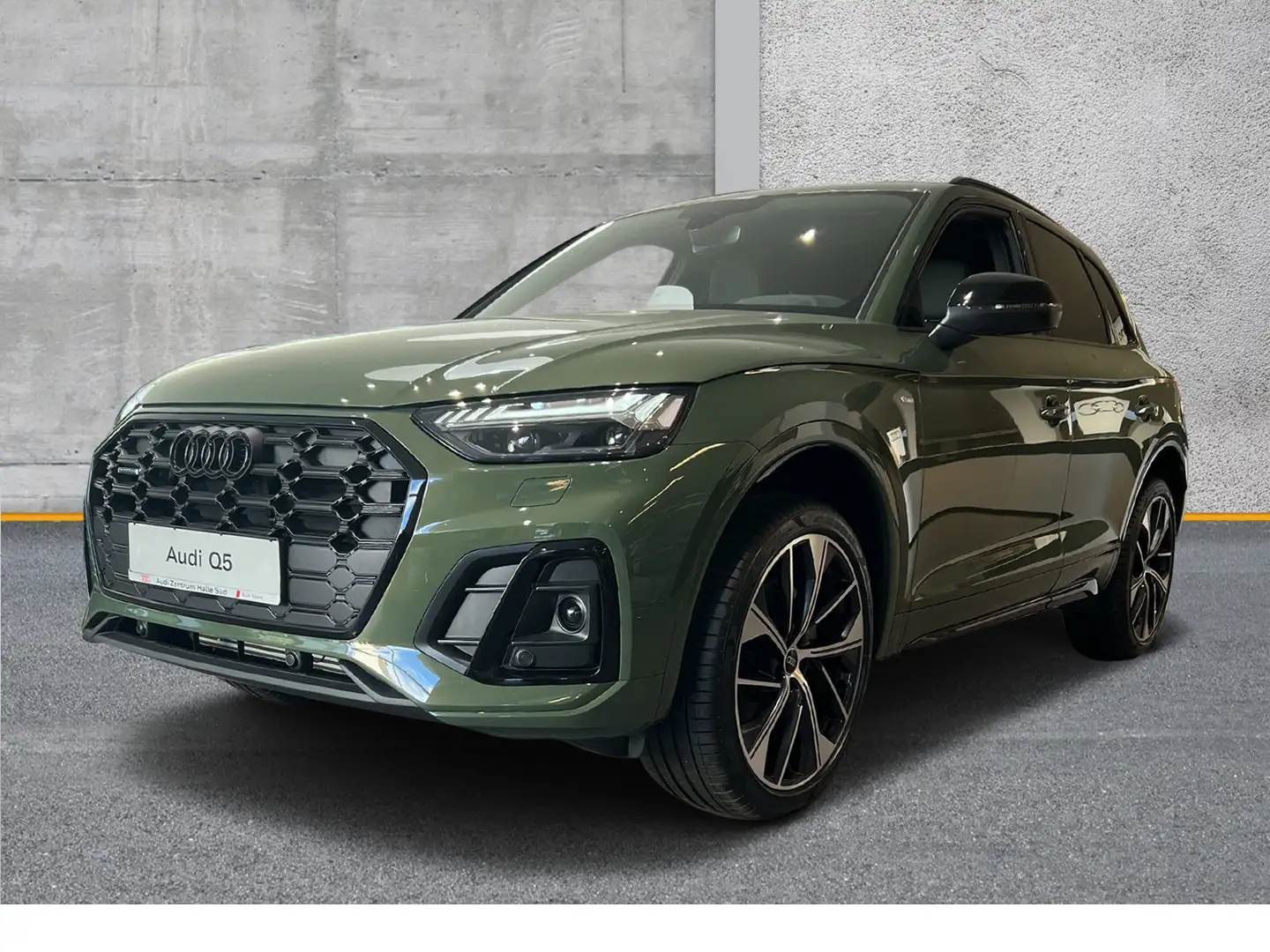 Audi Q5 40 TFSI qu S line MATRIX PANO LM21 Grün - 1