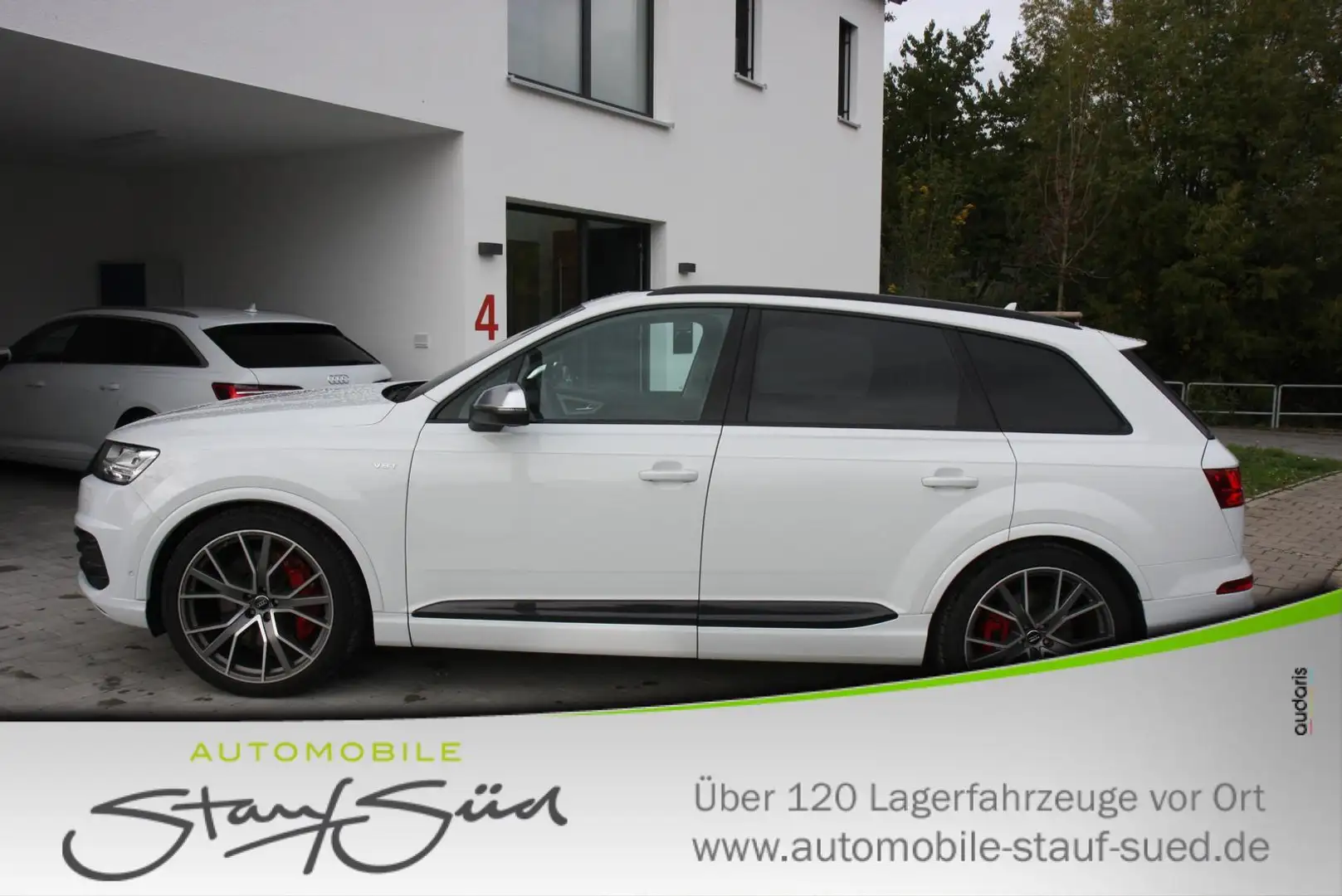 Audi SQ7 4.0 TDI quattro Allradl-Bose-Leder-PaDa-Air-LED-7S Weiß - 1